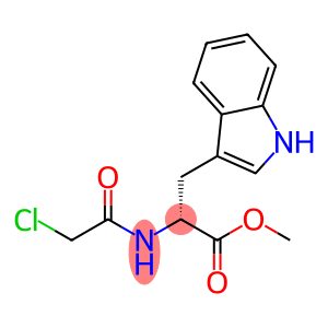 D-Tryptophan, N-(chloroacetyl)-, methyl ester (9CI)