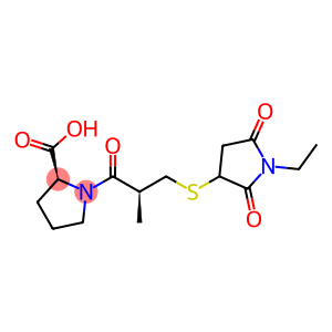 ((2S)-3-((1-Ethyl-2,5-dioxopyrrolidin-3-yl)thio)-2-methylpropanoyl)-L-proline