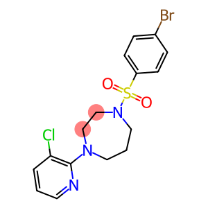 1-(4-溴苯磺酰基)-4-(3-氯-2-吡啶基)高哌嗪