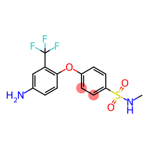 4-[4-Amino-2-(trifluoromethyl)phenoxy]-N-methylbenzenesulphonamide