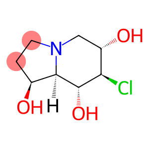1,6,8-Indolizinetriol, 7-chlorooctahydro-, 1S-(1.alpha.,6.beta.,7.alpha.,8.beta.,8a.beta.)-