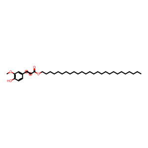 2-Propenoic acid, 3-(4-hydroxy-3-methoxyphenyl)-, hexacosyl ester