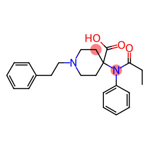 4-PIPERIDINECARBOXYLIC ACID, 4-[(1-OXOPROPYL)PHENYLAMINO]