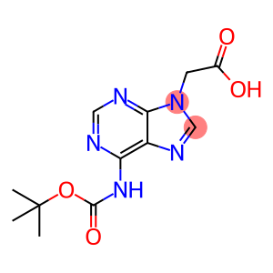 2-(6-((叔丁氧羰基)氨基)-9H-嘌呤-9-基)乙酸