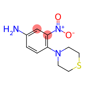 3-nitro-4-(thiomorpholin-4-yl)aniline