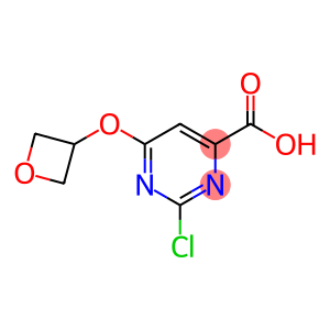 4-Pyrimidinecarboxylic acid, 2-chloro-6-(3-oxetanyloxy)-