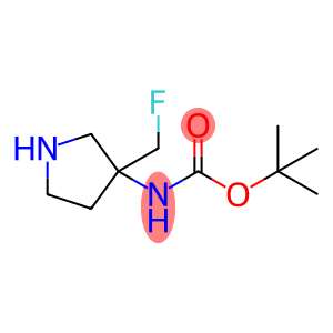 Carbamic acid, [3-(fluoromethyl)-3-pyrrolidinyl]-, 1,1-dimethylethyl ester (9CI)