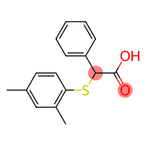 2-[(2,4-dimethylphenyl)sulfanyl]-2-phenylacetic acid