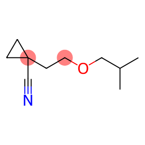 1-(2-isobutoxyethyl)cyclopropane-1-carbonitrile