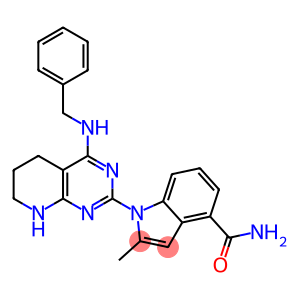 1-(4-(苄基氨基)-5,6,7,8-四氢吡啶[2,3-D]嘧啶-2-基)-2-甲基-1H-吲哚-4-甲酰胺