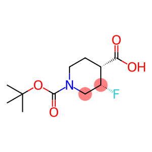 (3S,4R)-1-(tert-butoxycarbonyl)-3-fluoropiperidine-4-carboxylic acid