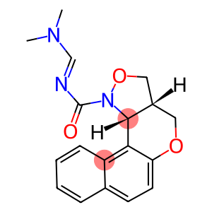 N-[(DIMETHYLAMINO)METHYLENE]-3A,11C-DIHYDRO-3H-BENZO[5,6]CHROMENO[4,3-C]ISOXAZOLE-1(4H)-CARBOXAMIDE