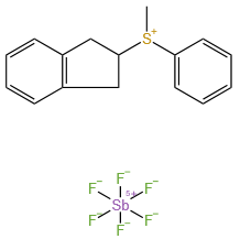 SulfoniuM, (2,3-dihydro-1H-inden-2-yl)Methylphenyl-, (OC-6-11)-hexafluoroantiMonate(1-) (9CI)