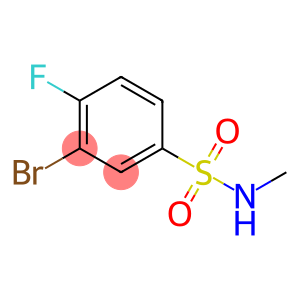 Benzenesulfonamide, 3-bromo-4-fluoro-N-methyl-