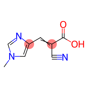 2-Propenoic acid, 2-cyano-3-(1-methyl-1H-imidazol-4-yl)-