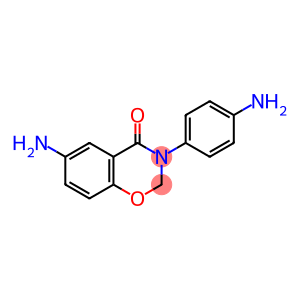 4H-1,3-Benzoxazin-4-one, 6-amino-3-(4-aminophenyl)-2,3-dihydro-