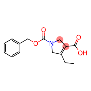 1-[(BENZYLOXY)CARBONYL]-4-ETHYL-2,5-DIHYDRO-1H-PYRROLE-3-CARBOXYLIC ACID