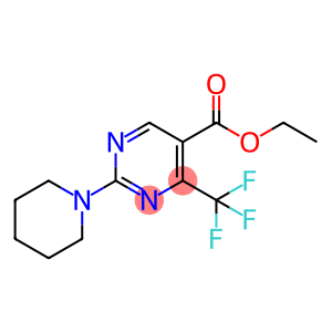 ETHYL 2-(PIPERIDIN-1-YL)-4-(TRIFLUOROMETHYL)PYRIMIDINE-5-CARBOXYLATE