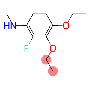 3,4-Diethoxy-2-fluoro-N-methylbenzenamine