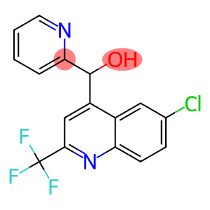 4-Quinolinemethanol, 6-chloro-α-2-pyridinyl-2-(trifluoromethyl)-