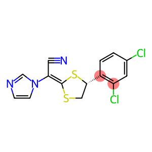 (R,E)-2-(4-(2,4-二氯苯基)-1,3-二硫戊环-2-亚基)-2-(1H-咪唑-1-基)乙腈