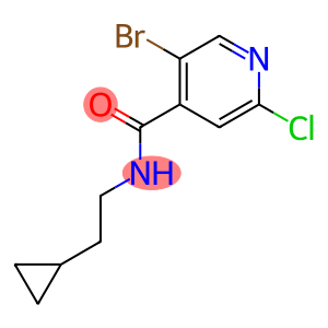 5-bromo-2-chloro-N-(2-cyclopropylethyl)isonicotinamide