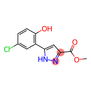 JR-13989, Methyl 3-(5-chloro-2-hydroxyphenyl)-1H-pyrazole-5-carboxylate, 95%