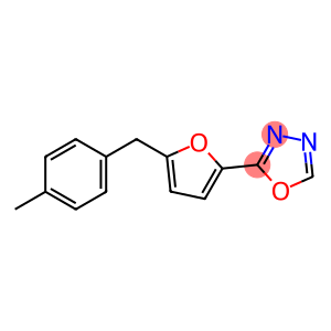 2-[5-(4-METHYL-BENZYL)-FURAN-2-YL]-[1,3,4]OXADIAZOLE
