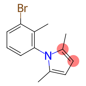 1H-Pyrrole, 1-(3-bromo-2-methylphenyl)-2,5-dimethyl-