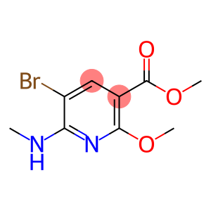 Methyl 5-bromo-2-methoxy-6-(methylamino)nicotinate