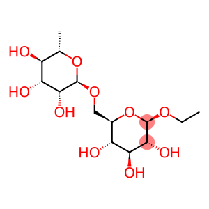 Ethyl 6-O-(6-deoxy-alpha-L-mannopyranosyl)-beta-D-glucopyranoside