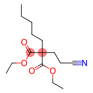 (2-cyanoethyl)pentyl-propanedioic acid, diethyl ester