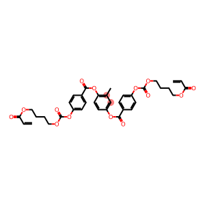 2-methylbenzene-1,4-diyl bis[4-({[4-(acryloyloxy)butoxy]carbonyl}oxy)benzoate]