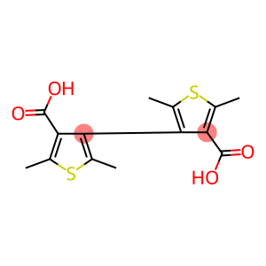 2,2',5,5'-teramethyl-4,4'-bithiophene-3,3'-dicarboxylic acid