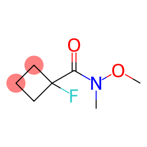 Cyclobutanecarboxamide, 1-fluoro-N-methoxy-N-methyl-