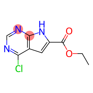 4-氯-7H-吡咯[2,3-d]嘧啶-6-甲酸乙酯