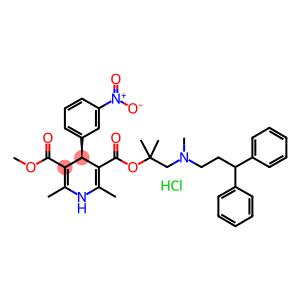 5-O-[1-[3,3-diphenylpropyl(methyl)amino]-2-methylpropan-2-yl] 3-O-methyl (4R)-2,6-dimethyl-4-(3-nitrophenyl)-1,4-dihydropyridine-3,5-dicarboxylate,hydrochloride