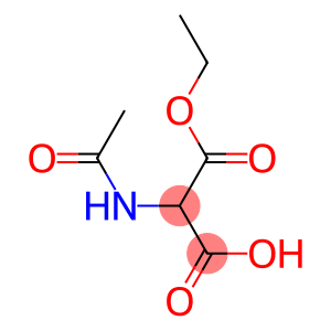 Propanedioic acid, (acetylamino)-, monoethyl ester, (+)- (9CI)