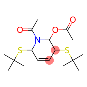 2-Acetoxy-1-acetyl-3,6-di(tert-butylthio)-1,2,3,6-tetrahydropyridine