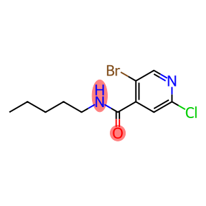 5-bromo-2-chloro-N-pentylisonicotinamide