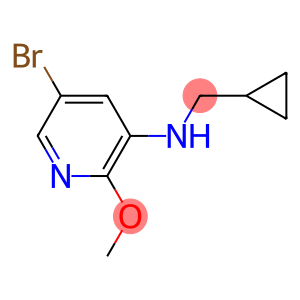 5-Bromo-N-(cyclopropylmethyl)-2-methoxy-3-pyridinamine