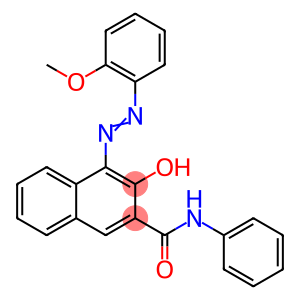 N-Phenyl-2-hydroxy-1-(2-methoxyphenylazo)-3-naphthamide