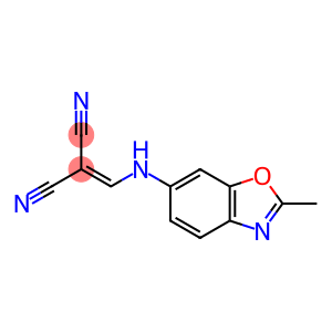 2-([(2-METHYL-1,3-BENZOXAZOL-6-YL)AMINO]METHYLENE)MALONONITRILE