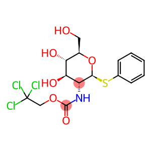 phenyl 2-deoxy-2-(2,2,2-trichloroethoxycarbonylamino)-1-thio-β-D-glucopyranosid