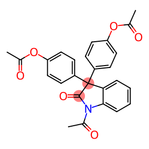 4,4'-(1-acetyl-2-oxoindolin-3-ylidene)diphenyl di(acetate)