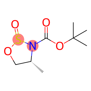 (4R)-4-甲基-1,2,3-氧代噻唑烷-3-羧酸叔丁酯2-氧化物