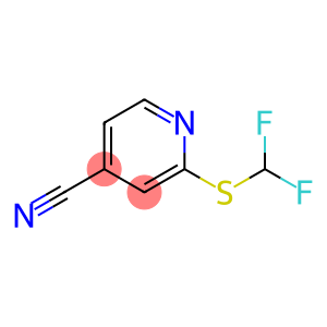 2-[(difluoromethyl)sulfanyl]pyridine-4-carbonitrile