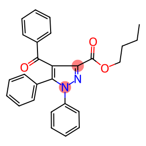 butyl 4-benzoyl-1,5-diphenyl-1H-pyrazole-3-carboxylate