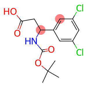 3-((tert-Butoxycarbonyl)amino)-3-(3,5-dichlorophenyl)propanoic acid