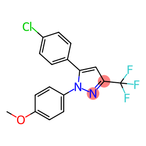 5-(4-氯苯基)-1-(4-甲氧基苯基)-3-(三氟甲基)-1H-吡唑